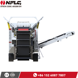 Fabricante de fábrica Venta Nueva marca famosa Pista de goma HTJW1175 Mini trituradora de mandíbula móvil Trituradora de piedra de roca Rocker Breaker - Product Image 2