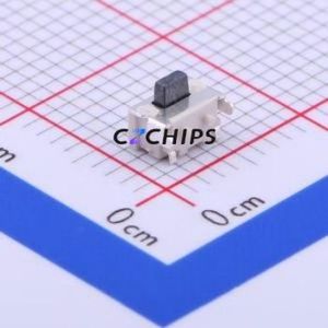 TS-1010B-B-A Tactile Switch SMD Switch Single Pole Single Throw Rectangle Button 1.6N Horizontal Mount - Product Image 1