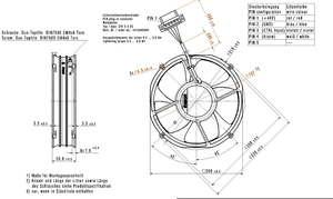 Ventilateur de refroidissement écoénergétique ebm-papst 2218F/17TDHHO-221, silencieux, pour le refroidissement et le flux d'air des appareils électroniques. - Product Image 4