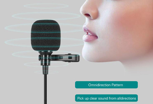 Portable Mini <strong>USB</strong> <strong>C</strong> <strong>Mic</strong> Lavalier Lapel Microphone with Type-<strong>C</strong> Plug for Android Devices - Product Image 2