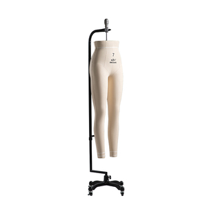 Glasfaser-Schneiderpuppe für Schneider Unterkörper-Halbkörperpuppe Hängende Weibliche Bein-Schneidereinpuppe mit Rädern - Product Image 2