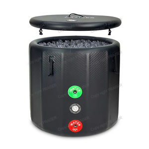 Vasca a Botte per Terapia a Caldo e Bagno di Ghiaccio con Refrigeratore d'Acqua da 1 CV e Sistema di Raffreddamento - Product Image 4