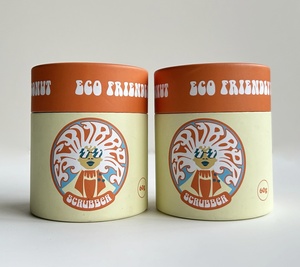 Emballage cylindrique en papier kraft naturel écologique avec tamis pour boîte à poivre imprimée - Product Image 5