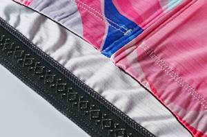 Maillot de cyclisme unisexe professionnel à manches courtes, texture douce et neutre, empiècements en tissu mesh, col montant, pour les sorties sur route et l'entraînement en club - Product Image 3