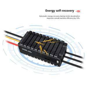 Contrôleur électronique de vitesse moteur haute puissance UH200 12-24S 200A ESC 1050us-1940us, compatible RS-485 IPX4 pour drones de transport de charges lourdes - Product Image 3