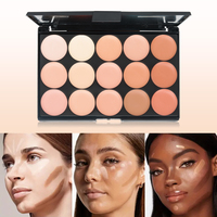 Longue durée 15 couleurs Contour Palette fond de teint crème Base maquillage cosmétique visage correcteur