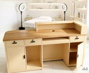 Caisse enregistreuse en MDF de style minimaliste et moderne, idéale pour les salons de beauté et les salons de manucure - Product Image 5