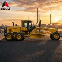 Niveleuse à moteur SDLG G9165 d'occasion pour le nivellement du terrain, la construction de routes et les travaux de terrassement