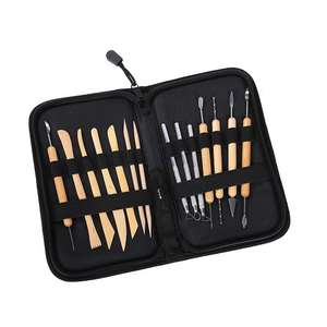 Kit d'outils de sculpture en argile polymère de 18 pièces pour la poterie, fournitures artistiques en gros - Product Image 4