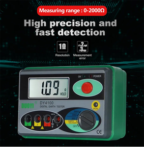 Meilleure Vente DUOYI DY4100 Testeur Numérique de Résistance de Terre 2000 Ohm DY4100 – Excellent Rapport Qualité-Prix Testeur de Résistance de Terre DY4100 - Product Image 4
