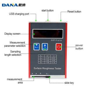 Breiter Messbereich Industrielles <span class=keywords><strong>LCD</strong></span>-Display Rauheit messgerät Anti-Interferenz-Messung Dicke Schnell Oberflächen rauheit <span class=keywords><strong>tester</strong></span> - Product Image 2