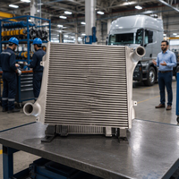 Intercooler de camion de haute qualité OEM 21731119 pour VOLVO B12, camion lourd, taille du cœur 747 & 876*62 MM