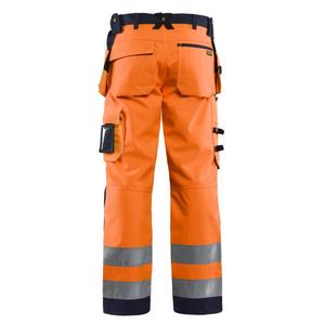 BLAKLADER - 156725175389C144 Pantalones artesanos de caparazón blando de alta visibilidad Naranja/Azul marino-EAN 7330509405932 ROPA DE TRABAJO DE 2017 - Product Image 3
