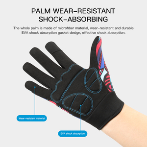 Cycling <strong>Gloves</strong> <strong>for</strong> <strong>Men</strong> Women Shock-Absorbing Memory Gel Padded Biking <strong>Gloves</strong> Breathable <strong>Touchscreen</strong> Full Finger Bike <strong>Gloves</strong> - Product Image 4
