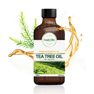 Uçucu yağ popüler aromaterapi güvenli cilt bakımı saf çay ağacı yağı