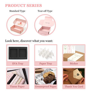 Cajas <span class=keywords><strong>de</strong></span> Embalaje <span class=keywords><strong>de</strong></span> Cartón <span class=keywords><strong>para</strong></span> Galletas, Impresas Personalizadas, Recicladas, <span class=keywords><strong>de</strong></span> Grado Alimenticio, con Cajón Deslizante, Color <span class=keywords><strong>Pastel</strong></span>, con Separadores - Product Image 5