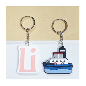 Design Design Custom Different Types of <b>Keychains</b> Wholesale <b>Personalized</b> Custom 2D Soft Pvc Rubber <b>Keychains</b> - Product Image 4
