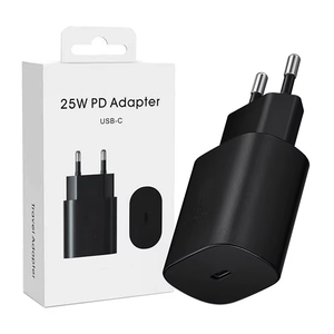 EU UK US USB C อะแดปเตอร์ปลั๊ก25W 45W ชนิด C ที่ชาร์จผนัง cargadores Tipo C สำหรับ Samsung S24 /A8/A8 +/A8ดาว