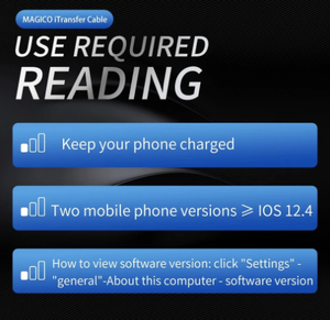 ماجيكو أنا نقل كابل كابل OTG بيانات الصورة ملف نقل سهلة نسخة آيفون 6 إلى 12 الموالية لباد IOS جهاز - Product Image 4