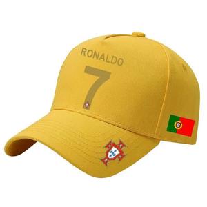 Gorra de Béisbol Número 7 |   Gorra Deportiva con Diseño de Puntos Argyle para Fanáticos del Equipo Nacional de Fútbol de <span class=keywords><strong>Portugal</strong></span>, Eurocopa, Unisex - Product Image 4