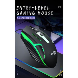 Lokai Gaming <b>Mouse</b> Wired 7 Buttons RGB Backlight Optical Right Hand Ergonomic Entry Level - Product Image 1