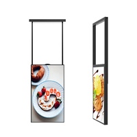 43 49 55 65 pouces écran double face LCD affichage publicitaire haute luminosité affichage face à la fenêtre affiche numérique pour magasin café