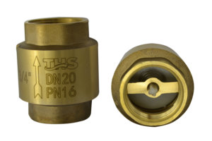 วาล์วกันกลับทองเหลือง 1/2 นิ้ว พร้อมแผ่นพลาสติก |   ดีไซน์น้ำหนักเบา |   เทอร์โมสไตล์ THS ® - Product Image 2