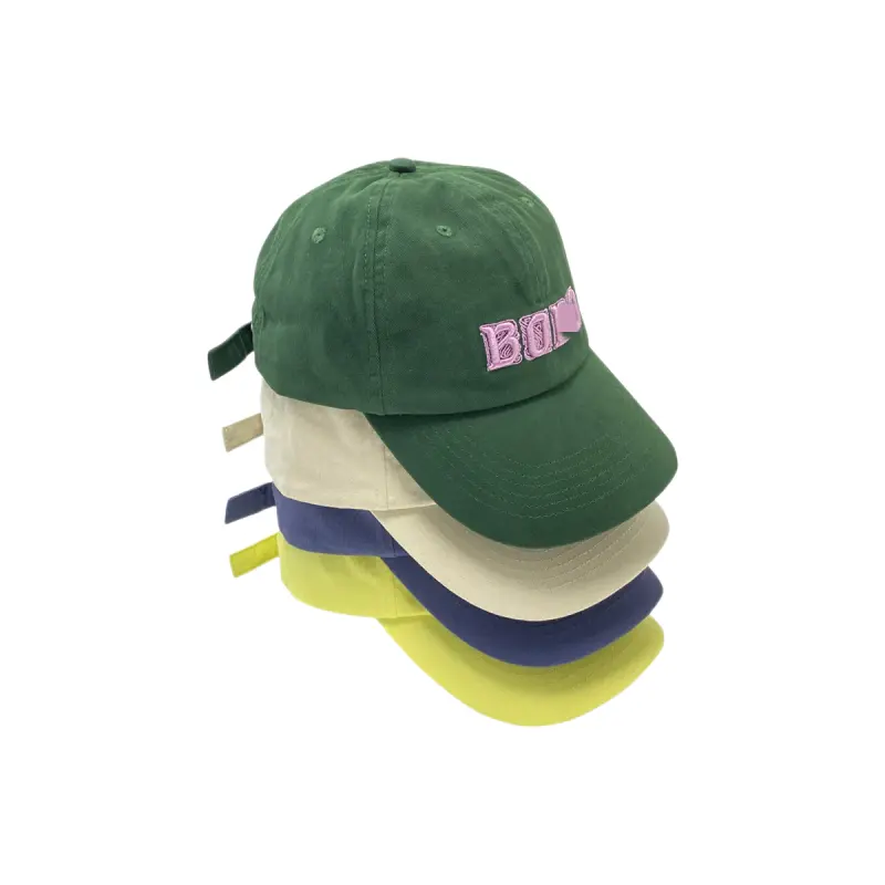 Factory Wholesale Customised 3d Embroidery Logo 100% Cotton Adjustable Curved Brim Unisex Dad Hat Cool Baseball Cap