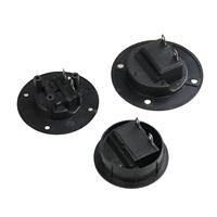 Terminal de Conexión de Altavoces WP2-6, Terminal de Resorte de 2 Pines, Placa de Terminales para Altavoces, Caja de Terminales