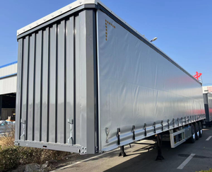 Semirremolque de cortina lateral 90 <span class=keywords><strong>metros</strong></span> cúbicos Espesor de la placa inferior general 28 mm Placa base de <span class=keywords><strong>madera</strong></span> longitudinal - Product Image 6