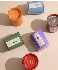 Vela Aromática de Cera de Soya de Larga Duración Hecha a Mano con Logotipo Personalizado LANJO, Caja de Regalo para Decoración Navideña del Hogar - Product Image 3