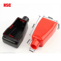 Cache-câbles de batterie de haute qualité, accessoires de câblage flexibles, protections de bornes de batterie automobile