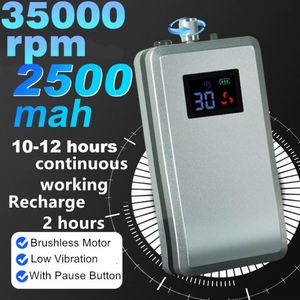 Machine à polir les ongles professionnelle OEM, rechargeable, portable, rose, sans brosse, pour manucure, 35000 tr/min, pour les pieds et les mains - Product Image 2