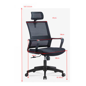 Venta Directa de Fábrica, Silla de Oficina Ergonómica Giratoria de Diseño Moderno con Malla, para Sala de Reuniones, Sillas de Oficina - Product Image 2