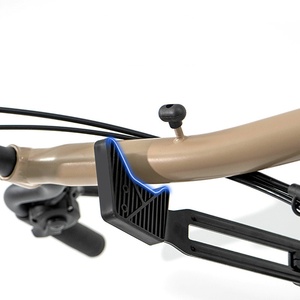 Support mural pour vélo CG, compatible avec les modèles de vélos de montagne et de route, crochet en caoutchouc multi-modèles, capacité de charge de 40 kg, support réglable - Product Image 3