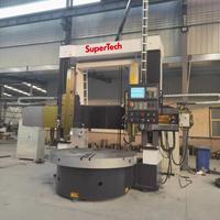 Torno Vertical de Doble Columna CNC Automático de Alta Resistencia SuperTech CK5225 para Diámetro Máximo de Torneado de 2500 mm con Guía Hidrostática