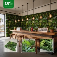 Mur végétal réaliste 40x40 pouces, mur de plantes artificielles luxuriantes pour la décoration de mariage et l'arrière-plan de photos de fête