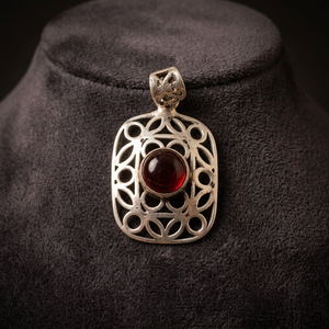 Pendentif en cornaline pour femme, style classique, chaîne serpent en argent, fait main, tendance, vente en gros, lot, prix de gros - Product Image 3