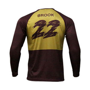 Personalizado al por mayor de sublimación completa impresa camiseta ropa deportiva hombres Camiseta de manga larga - Product Image 3