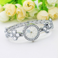 Montre de luxe pour femmes d'affaires, cadran blanc, boîtier en alliage, verre, résistance à l'eau 3BAR, mouvement à quartz, boîte