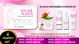 Crema Hidratante Facial y Corporal Blanqueadora Snail White para Manchas Oscuras y Daños en la Piel, Crema Hidratante Facial Microescultora, Set de Regalo para el Cuidado de la Piel - Product Image 4