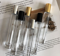 Botol Parfum Mini Bentuk Ramping - Botol Kaca Kosong 10ml untuk Parfum, Minyak Atsiri, Sampel, Kemasan Parfum Ukuran Perjalanan