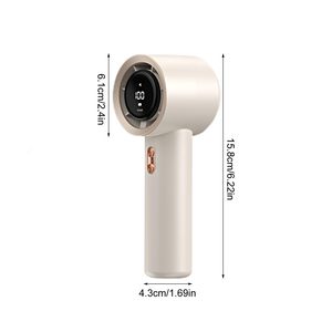 Ventilateur portable à main haute vitesse, rechargeable sur batterie, petit ventilateur portable avec vent puissant pour enfants, voyages et maison - Product Image 2