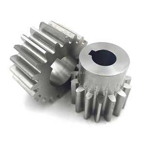 Juego de tornillos sin fin de acero mecanizado por CNC, eje de engranaje personalizado no estándar, componente industrial mecánico, planta de fabricación - Product Image 2