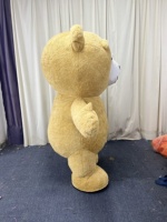 Ours en peluche gonflable personnalisé de haute qualité, fait à la main, dessin animé, animal, poupée animale intéressante pour costume de mascotte, logo personnalisé