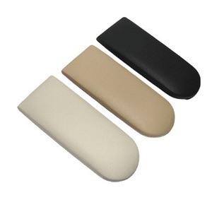 Couverture de boîte à accoudoir VW, couvercle supérieur de boîte à gants 18D867173 en cuir noir, blanc cassé, beige - Product Image 1