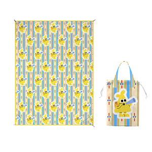 Tapis de pique-nique miniature personnalisé MingChan, tapis anti-humidité, élégant et tendance, tapis portable pour le <span class=keywords><strong>camping</strong></span> printanier, festival de musique - Product Image 4
