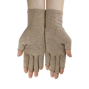 <span class=keywords><strong>Gants</strong></span> anti-arthrite de compression de fibre de main thérapeutique de demi-doigt <span class=keywords><strong>pour</strong></span> l'<span class=keywords><strong>arthrose</strong></span> rhumatoïde - Product Image 3