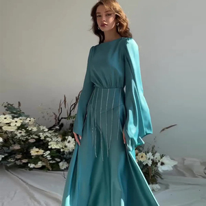 GX Rhinestone Dress <strong>2026</strong> Abaya Women Stain Muslim Dress <strong>Turkey</strong> Dubai Luxury Dress - Product Image 1