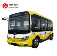 Vente chaude TENGLONG AUTO Minibus électrique 9-15 places, conduite à gauche, transmission automatique, norme Euro 6, moteur arrière, propulsion arrière